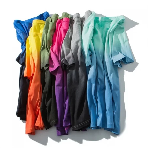 Factory For Dip Dye T Shirt 100% Cotton American Street Wear Fashion Designs