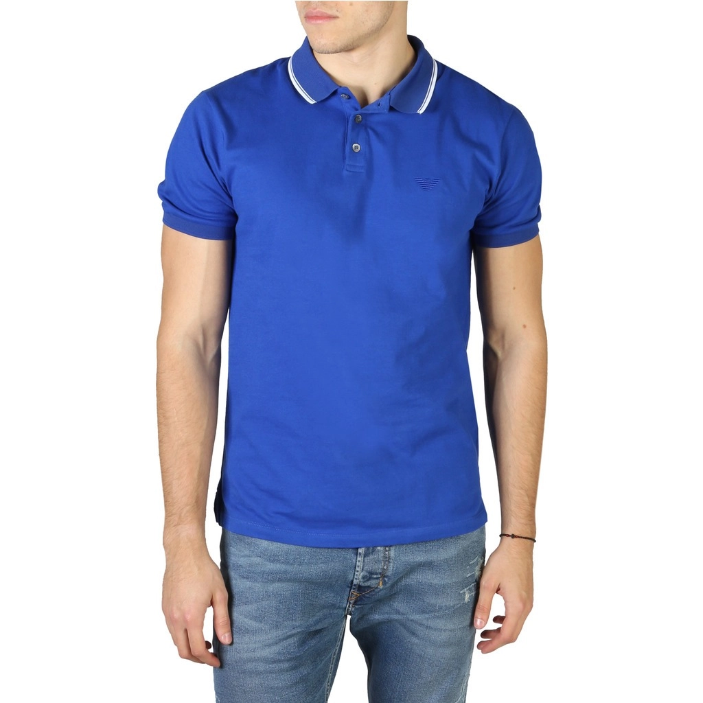 Best Quality Solid Blue Color 100% Pure Cotton Men's Short Sleeve Polo Shirt With Unbeatable Price From Bangladesh