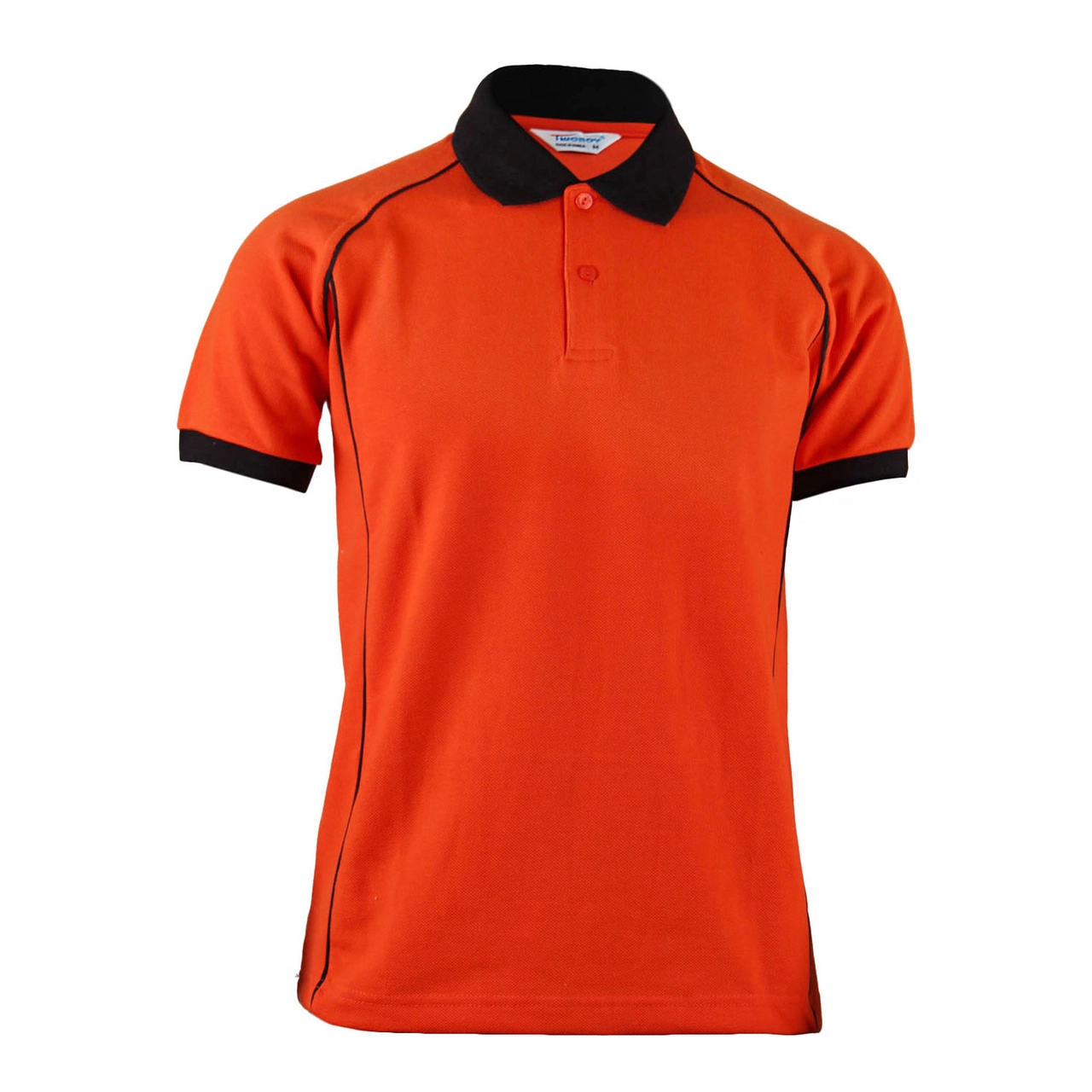 Fashion Cotton Polo Orange Shirt Black Bangladesh Factory