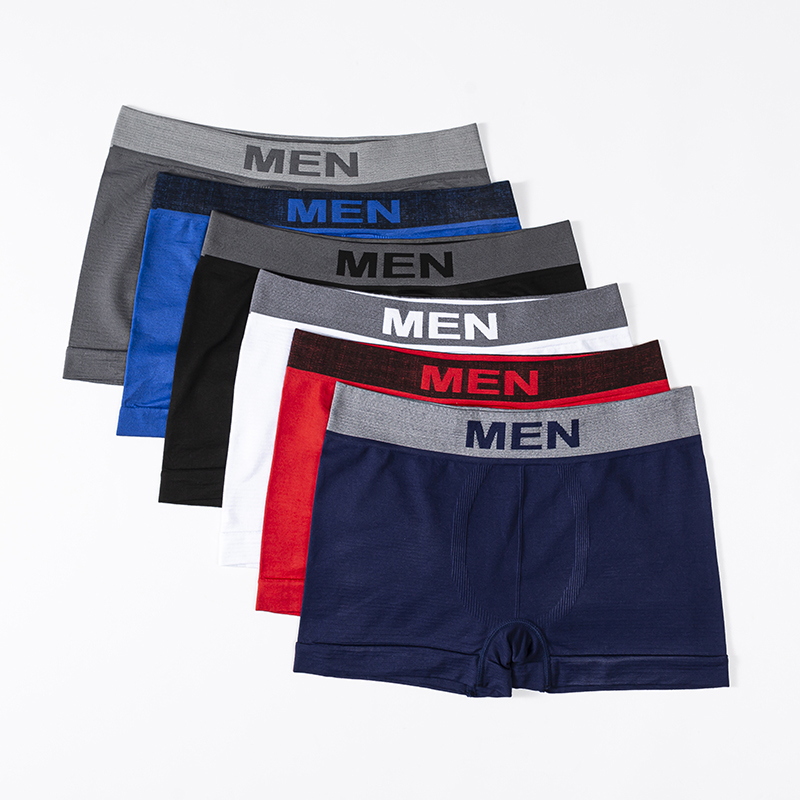 Men's Underwear Boxer Shorts Polyester Men's Seamless Underwear