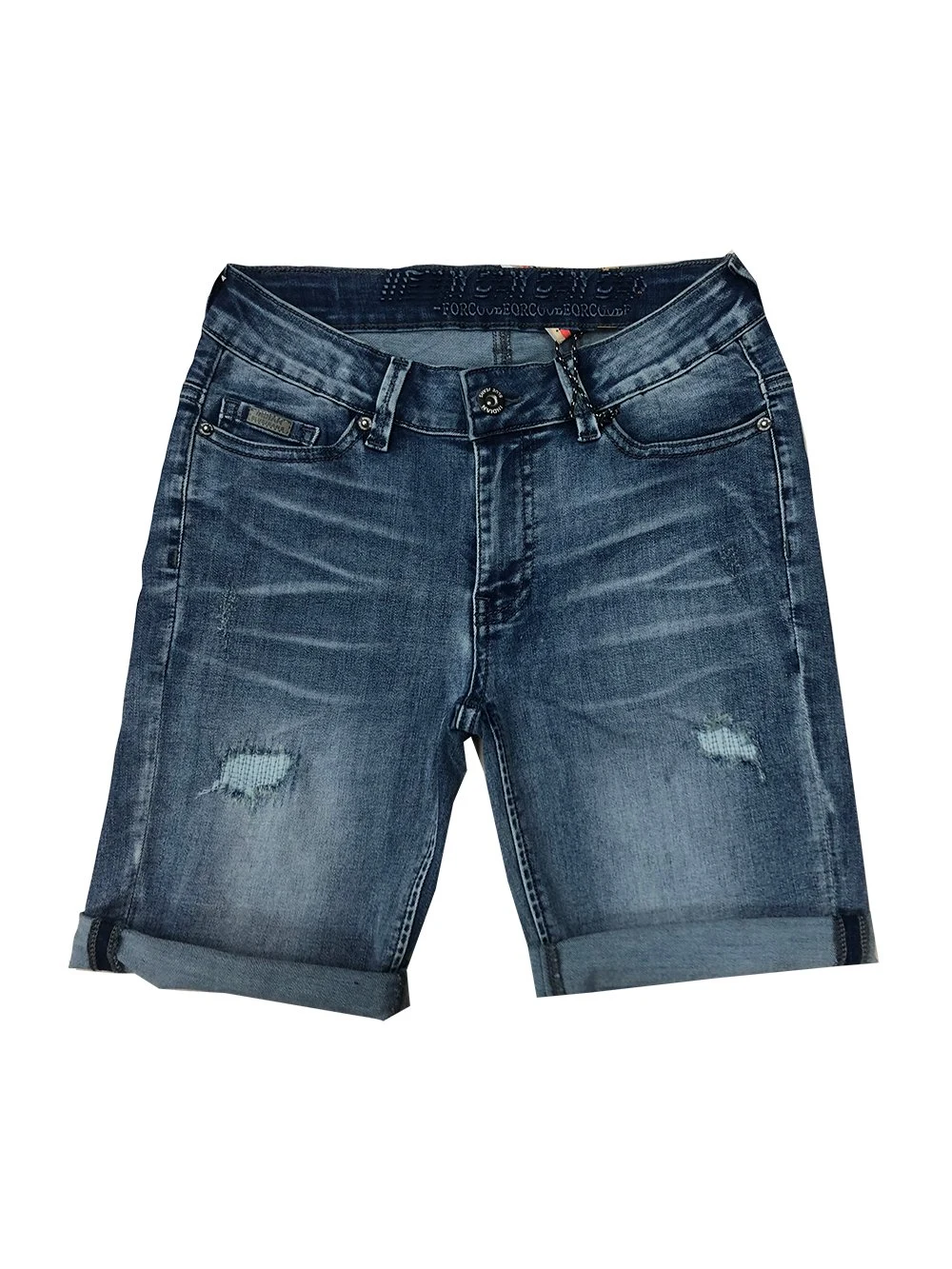 Wholesale Boys Short Denim Jeans Dark Blue Kids Pants OEM ODM Denim Shorts